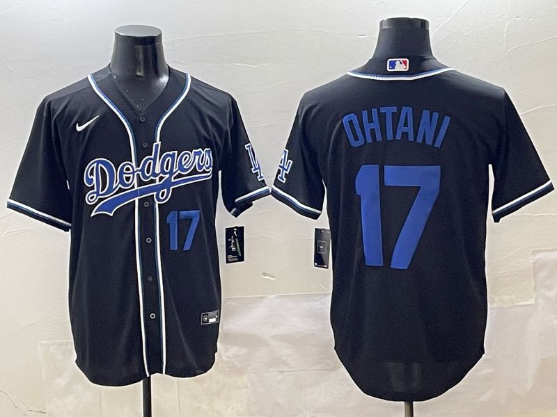 Men 2025 Los Angeles Dodgers #17 Ohtani Black Three generations Fashion Nike MLB Jersey style 19